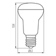 Kanlux SIGO LED izzó E27 8W 720lm 4000K R63 22738