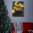 Karácsonyi LED-es hangulatkép fali akasztóval 30x40 cm 58467