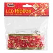 Karácsonyi LED-es szalag piros 2m x 5cm 58933A