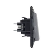 Legrand Niloé Step 106+6 kettős váltókapcsoló alumínium 10AX 863308