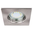 Lite LED 3XGU10 3W fix króm szögletes beépíthető spot Rábalux 1054 (3db/ szett)