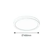 LOIS LED 36W 2500Lm D40 mennyezeti falon kívüli led panel lámpatest 3000K Rábalux 2662