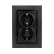 Olbia Electric TITAN 2x2P+F dugalj kerettel fekete BS-TN.S2