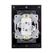 Olbia Electric TITAN 2x2P+F dugalj kerettel fekete BS-TN.S2