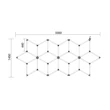 Optonica hexagon LED lámpa rendszer 16 modul 294W 35280lm 6000K 16825