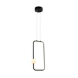 Optonica LED függeszték 15W 1200lm 3000K fekete IP20 19048
