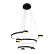 Optonica LED függeszték 40W 3200lm 3000K fekete IP20 19065