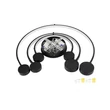 Optonica LED függeszték 40W 3200lm 3000K fekete IP20 19065