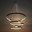 Optonica LED függeszték 40W 3200lm 3000K fekete IP20 19065