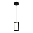 Optonica LED függeszték 4W 320lm 3000K fekete IP20 19049