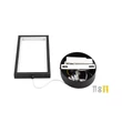 Optonica LED függeszték 4W 320lm 3000K fekete IP20 19049