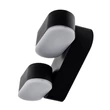 Optonica LED kültéri fali lámpa 12W 1320lm 4000K fekete forgatható IP54 7485