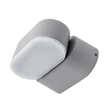 Optonica LED kültéri fali lámpa 6W 660lm 3000K szürke forgatható IP54 7477