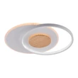 Optonica LED mennyezeti lámpa 54W 4120lm CCT fehér+fa kerek 19012