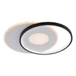 Optonica LED mennyezeti lámpa 54W 4120lm CCT fekete+fehér kerek 19011
