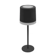 Optonica újratölthető LED asztali lámpa 2,5W 280lm CCT fekete IP54 254