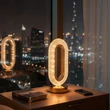 Phenom Dubai LED asztali lámpa arany akkumulátoros USB-C 12504