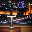 Phenom London LED asztali lámpa ezüst akkumulátoros USB-C 12500B