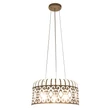R.2163 Alessandra függ. E27 3x60W,matt feh#r