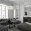 R.2163 Alessandra függ. E27 3x60W,matt feh#r