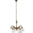 R.8815 Flossi 5ágú csillár E27 5x40W  bronz