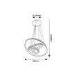 Rábalux Avalon függeszték LED 75W 4730lm 4000K 2230