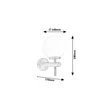 Rábalux Avery fürdőszobai antik bronz fali lámpa LED 6W 550lm 3000K 3999