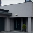 Rábalux Batida kültéri LED fali lámpa 9W CCT fekete IP54 77117