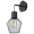 R.3538 Belano bel. Fali, E27 1x MAX 40W,fekete
