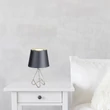 Rábalux Blanka indusztriális stílusú éjjeli lámpa króm-szürke E14 40W 2775