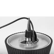 Rábalux Burdur kültéri LED palacklámpa 2W 3000K fekete H15,5cm IP44 77142