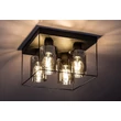 Rábalux Chadwick modern megjelenésű négyes mennyezeti lámpa E27 4x25W 71034