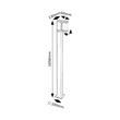 Rábalux Cubbington kültéri LED állólámpa 10W 4000K fekete H105cm IP54 77184