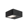 Rábalux Cubbington kültéri LED fali lámpa 10W 4000K fekete L13cm IP54 77183