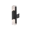 Rábalux Darvas kültéri LED fali lámpa 12W CCT fekete H35cm IP54 77127
