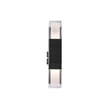 Rábalux Darvas kültéri LED fali lámpa 12W CCT fekete H35cm IP54 77127