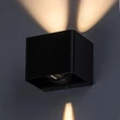 Rábalux Hallstatt kültéri LED fali lámpa 10W 3000K antracit IP54 77168
