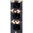 Rábalux Hallstatt kültéri LED fali lámpa 10W 3000K antracit IP54 77168