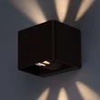 Rábalux Hallstatt kültéri LED fali lámpa 10W 3000K barna IP54 77169