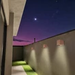 Rábalux Hallstatt kültéri LED fali lámpa 10W 3000K barna IP54 77169