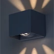 Rábalux Hallstatt kültéri LED fali lámpa 10W 3000K szürke IP54 77170
