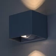 Rábalux Hallstatt kültéri LED fali lámpa 10W 3000K szürke IP54 77170