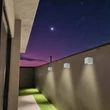 Rábalux Hallstatt kültéri LED fali lámpa 10W 3000K szürke IP54 77170