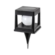 Rábalux Holne kültéri földbe szúrható LED lámpa 0,3W CCT fekete H11,5cm IP44 77188