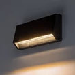 Rábalux Ibar kültéri LED fali lámpa 3W 3000K fekete L16cm IP54 77109