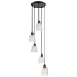 R.5334 Jarina bel. Függ. E27 5x MAX 40W,fekete