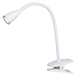 Rábalux Jeff modern megjelenésű csiptetős fehér asztali lámpa LED 4,5W 330lm 4196