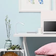 Rábalux Jeff modern megjelenésű csiptetős fehér asztali lámpa LED 4,5W 330lm 4196