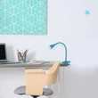 Rábalux Jeff modern megjelenésű csiptetős kék asztali lámpa LED 4,5W 330lm 4195