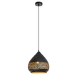 Rábalux Kaia függeszték fekete/arany E27 40W 2278